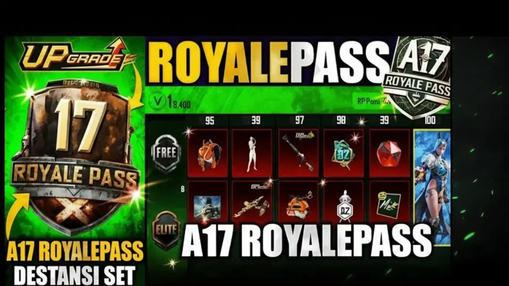 A17 Royal Pass Items in 4.2 Beta Version – PUBG Mobile Rewards & Skins