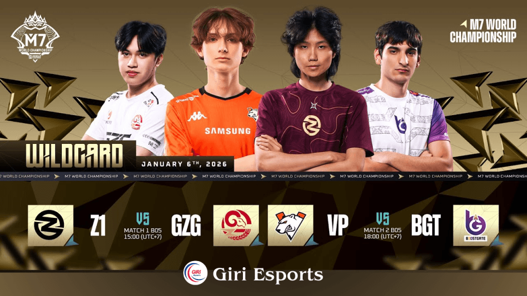M7 World Championship Wild Card Day 4 crossover matches featuring Z1 vs GZG and VP vs BGT