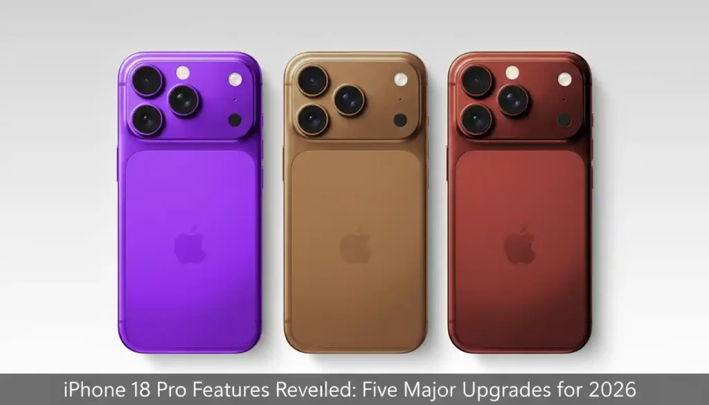 iPhone 18 Pro features