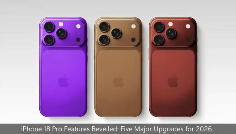 iPhone 18 Pro features