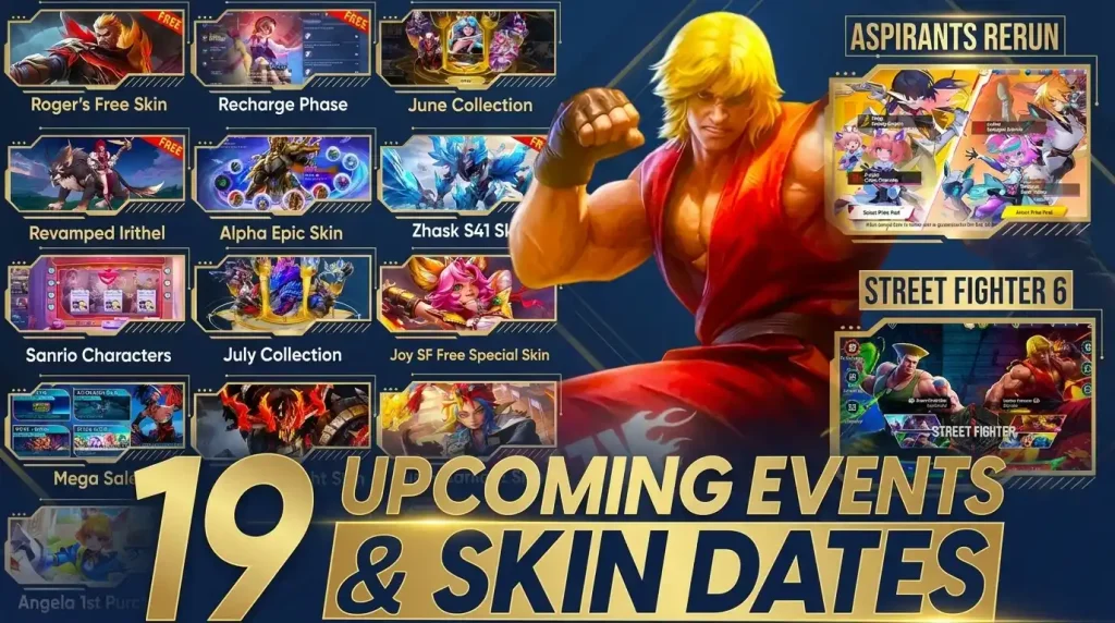 Upcoming MLBB Events and Skins mlbb new skins 2026 Mobile Legends