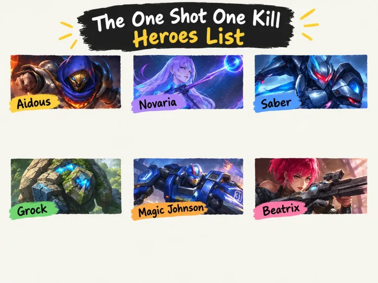 One Shot One Kill Heroes in Mobile Legends